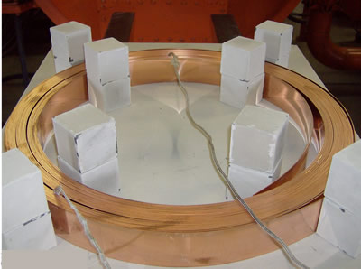 Vacuum Heat Treating copper coil